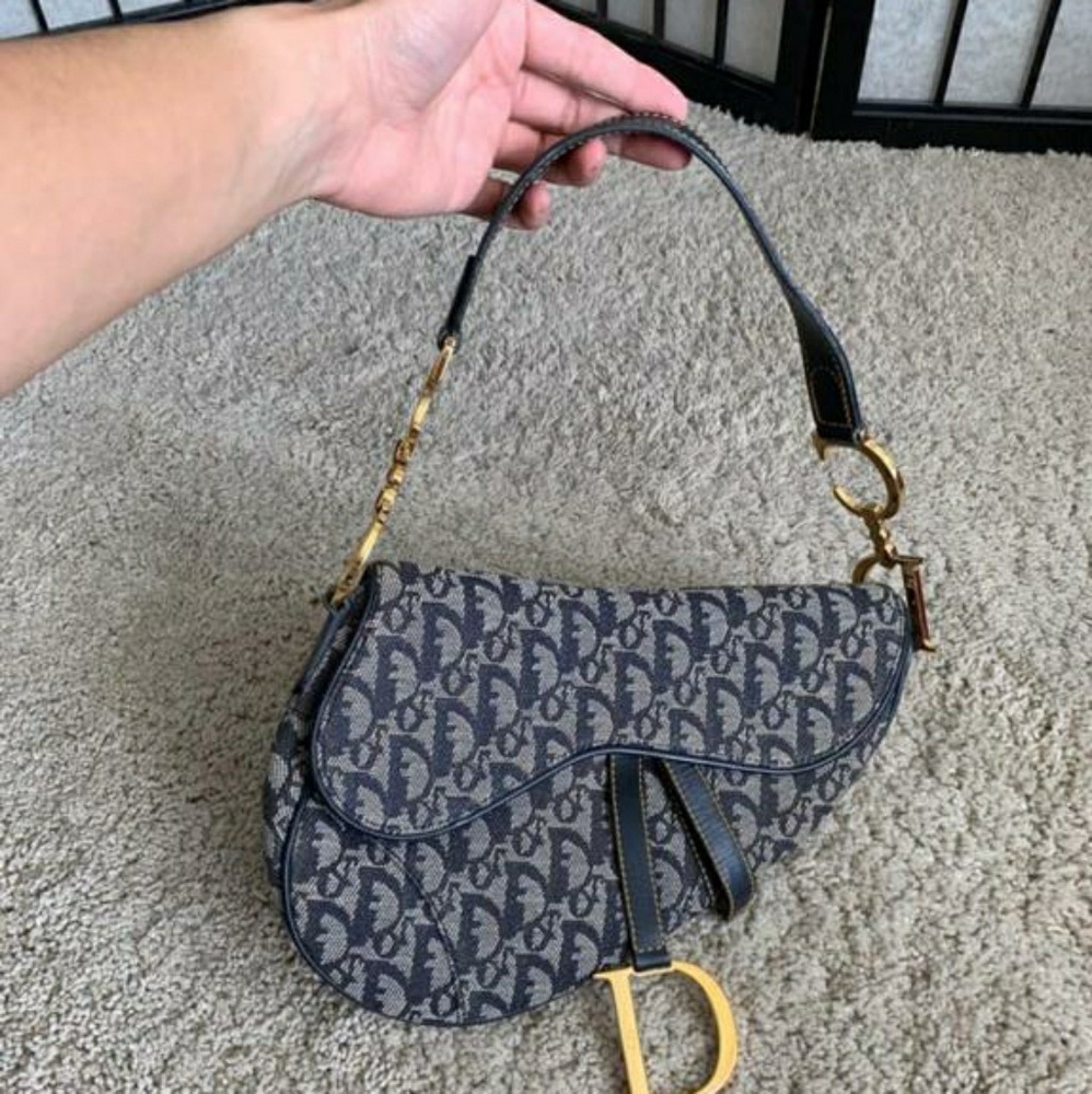 Vintage Dior Saddle Bag